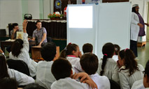 Presentación en Escuela Nº 1 de Rocha